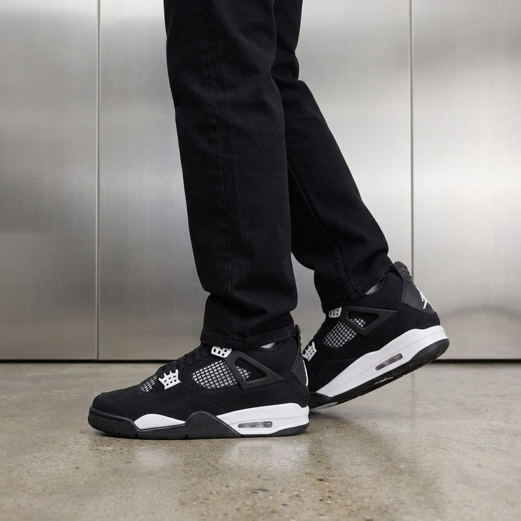 Jordan 4 Retro 'White Thunder' (GS) (No Box)