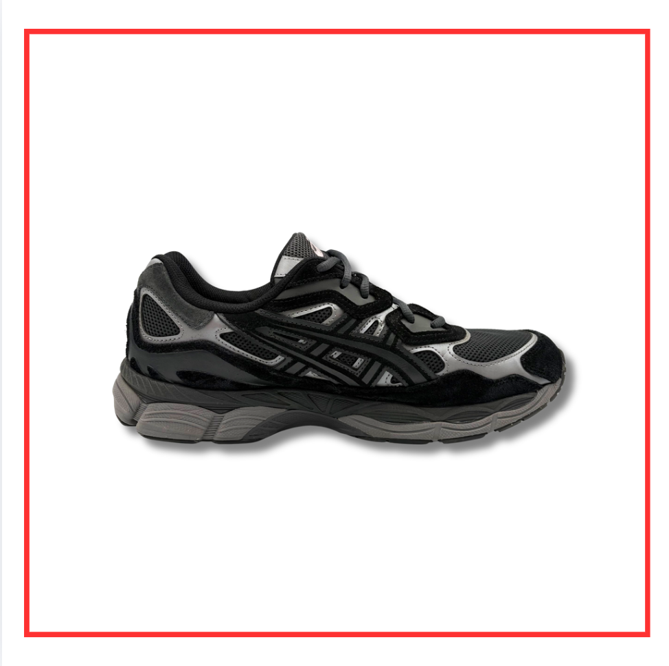 ASICS Gel-NYC Graphite Grey Black (Preloved) UK 11